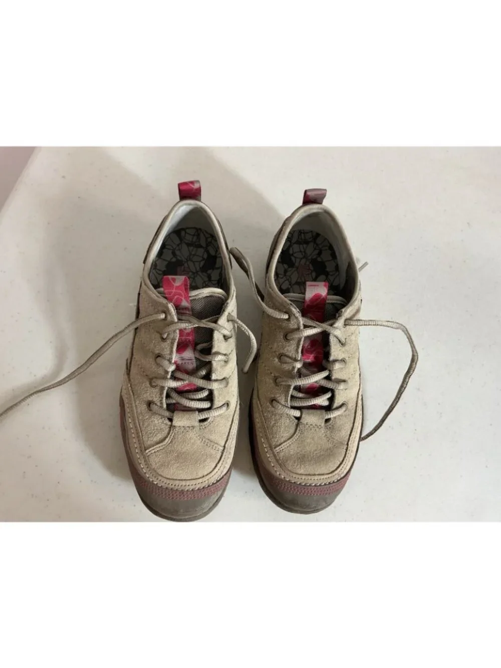 Merrell Hiking Shoes Brown Leather Womens 7